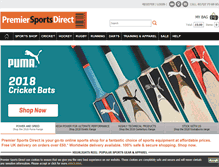 Tablet Screenshot of premiersportsdirect.com